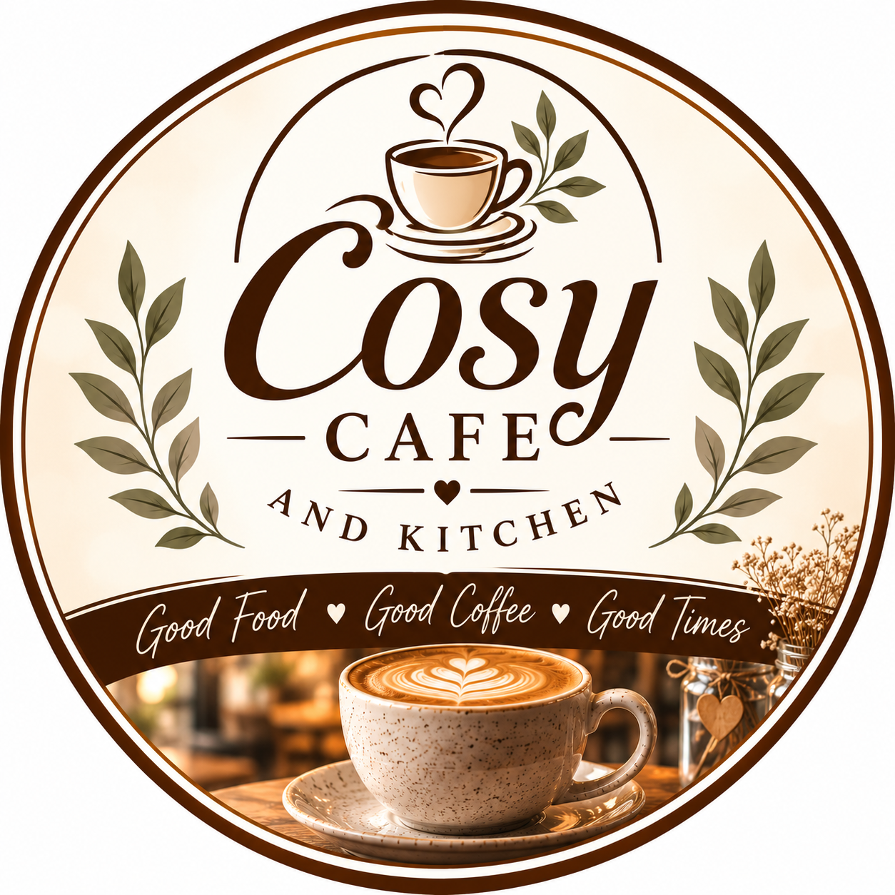 Cosy Cafe and Kitchen Logo