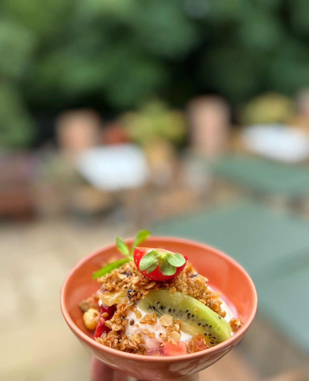 Fresh fruit and granola at Cosy Cafe and Kitchen