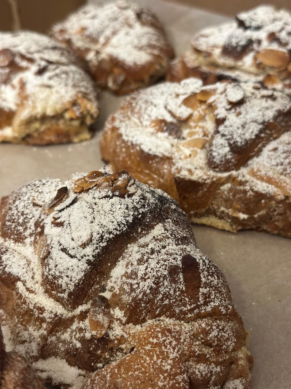 Freshly baked almond pastries at Cosy Cafe and Kitchen
