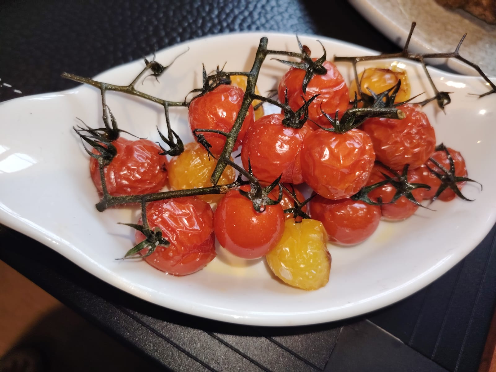 Roasted vine tomatoes at Cosy Cafe and Kitchen